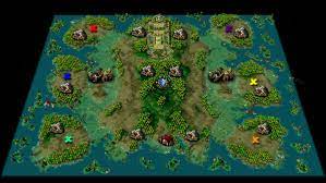 Warcraft III - What Lurks Between the Green map